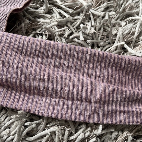 🩷💜 Prada Wool Silk Ribbed Ombré Knit Polo Pullover - Picture 10 of 13
